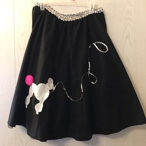 50s style poodle skirt